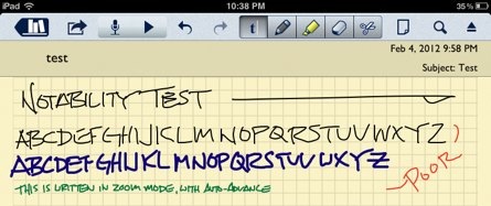 Notability screencapture