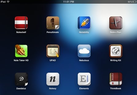 all my note apps capture